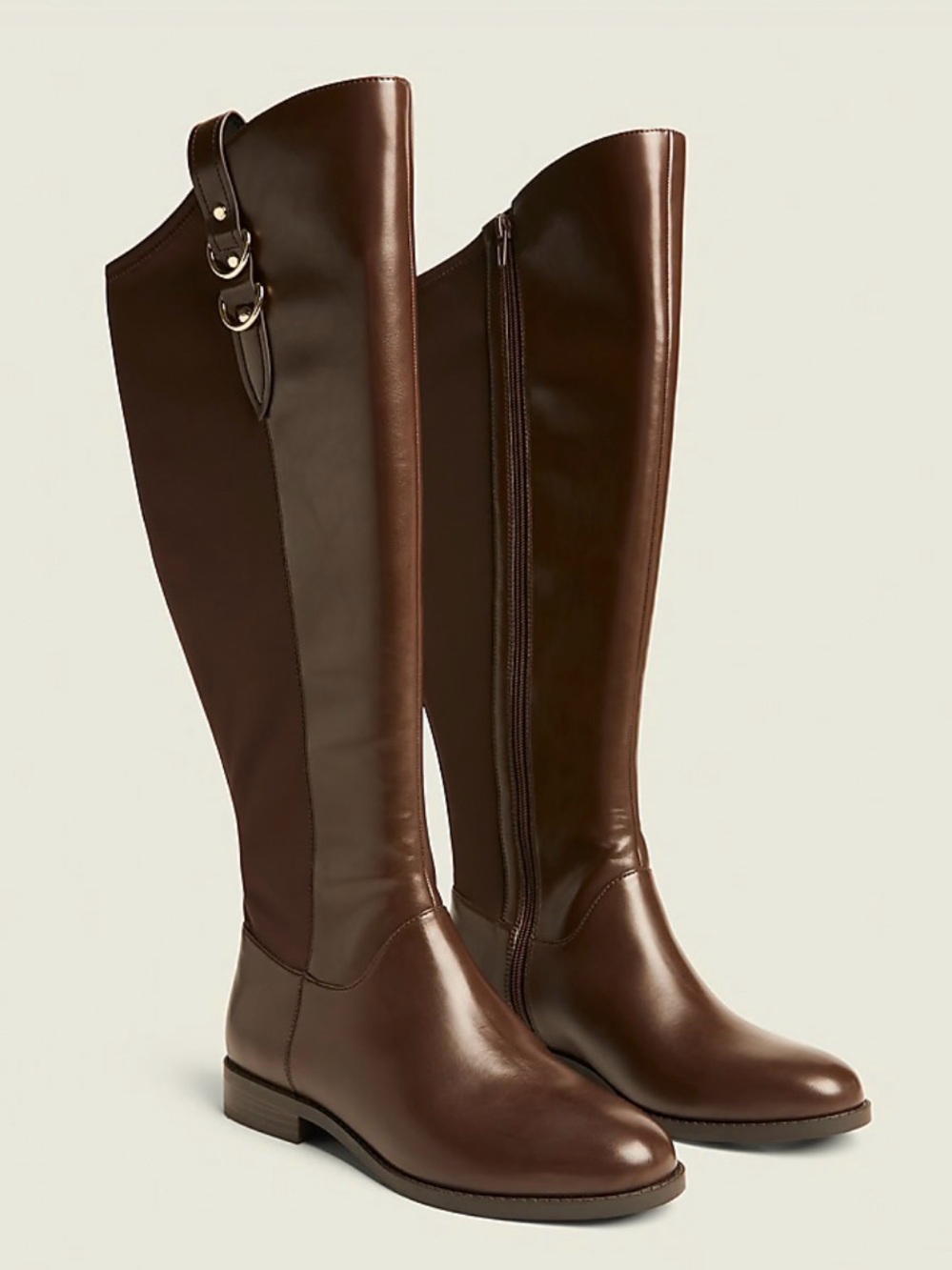 Lane Bryant Brown Over the Knee Boot 7 EXTRA WIDE CALF *NEW WITH TAGS*